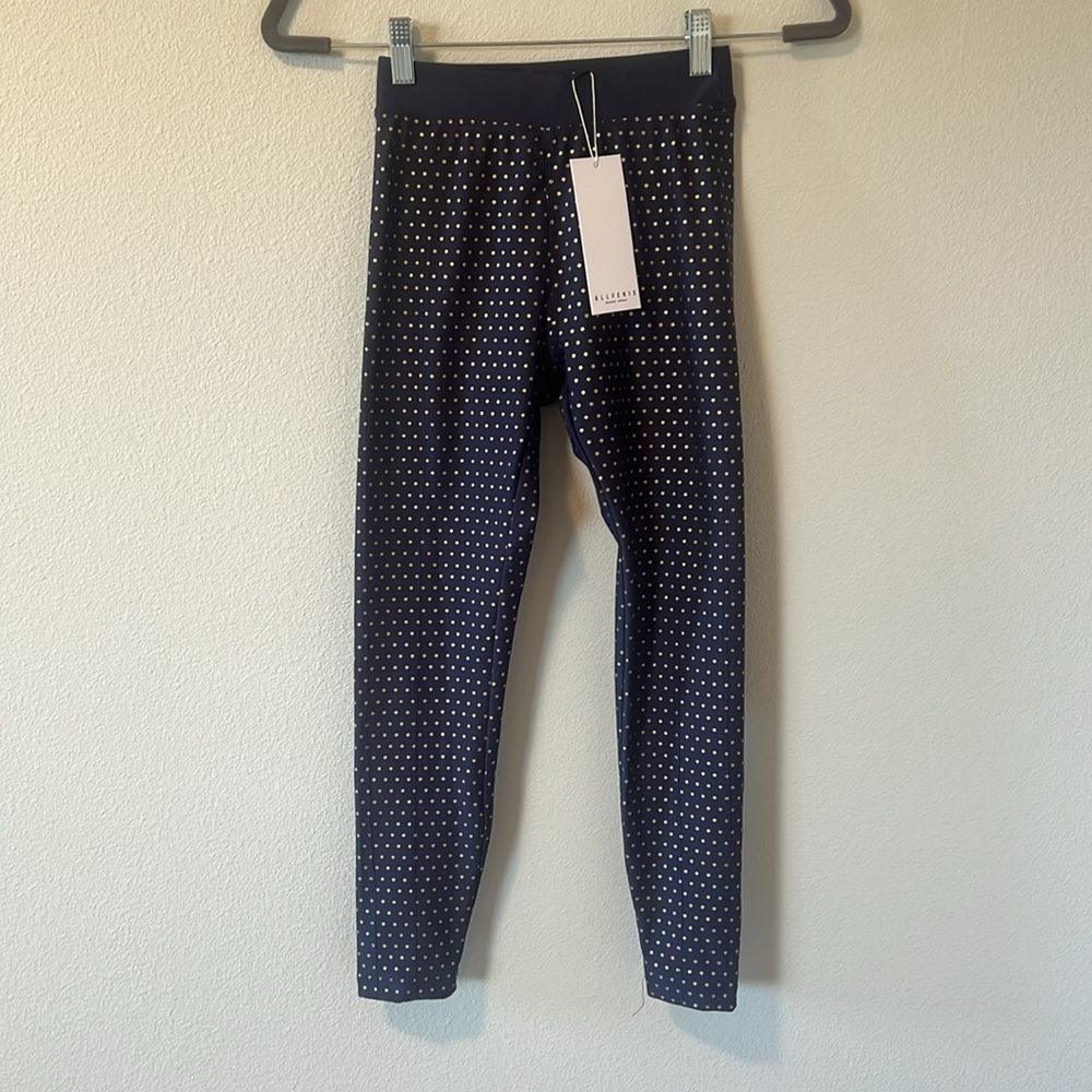 NWT Allfenix Twilight 7/8 Legging Navy Star Print